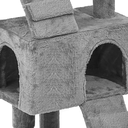 PaWz Cat Tree Scratching Post Scratcher Grey-2102558622293823493